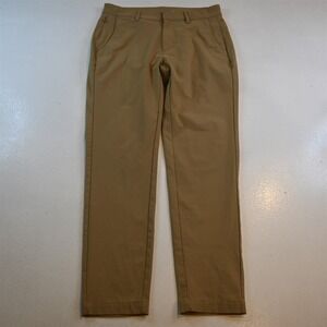 Fabletics 30x30 Khaki The Only Golf Performance Dress Mens Pants